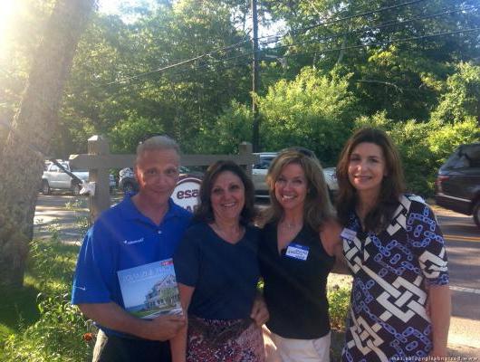 Boston Design Guide Advertising Managers Colleen Keelan and Sharon Litchfield with Crane Appliance representatives.